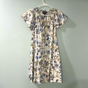 Gap Cotton Floral Dress with Pockets